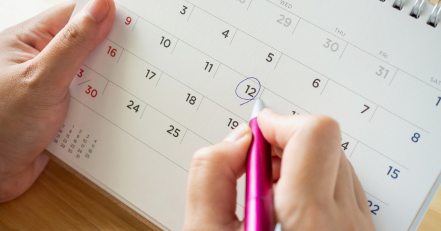 車内清掃 日程調整